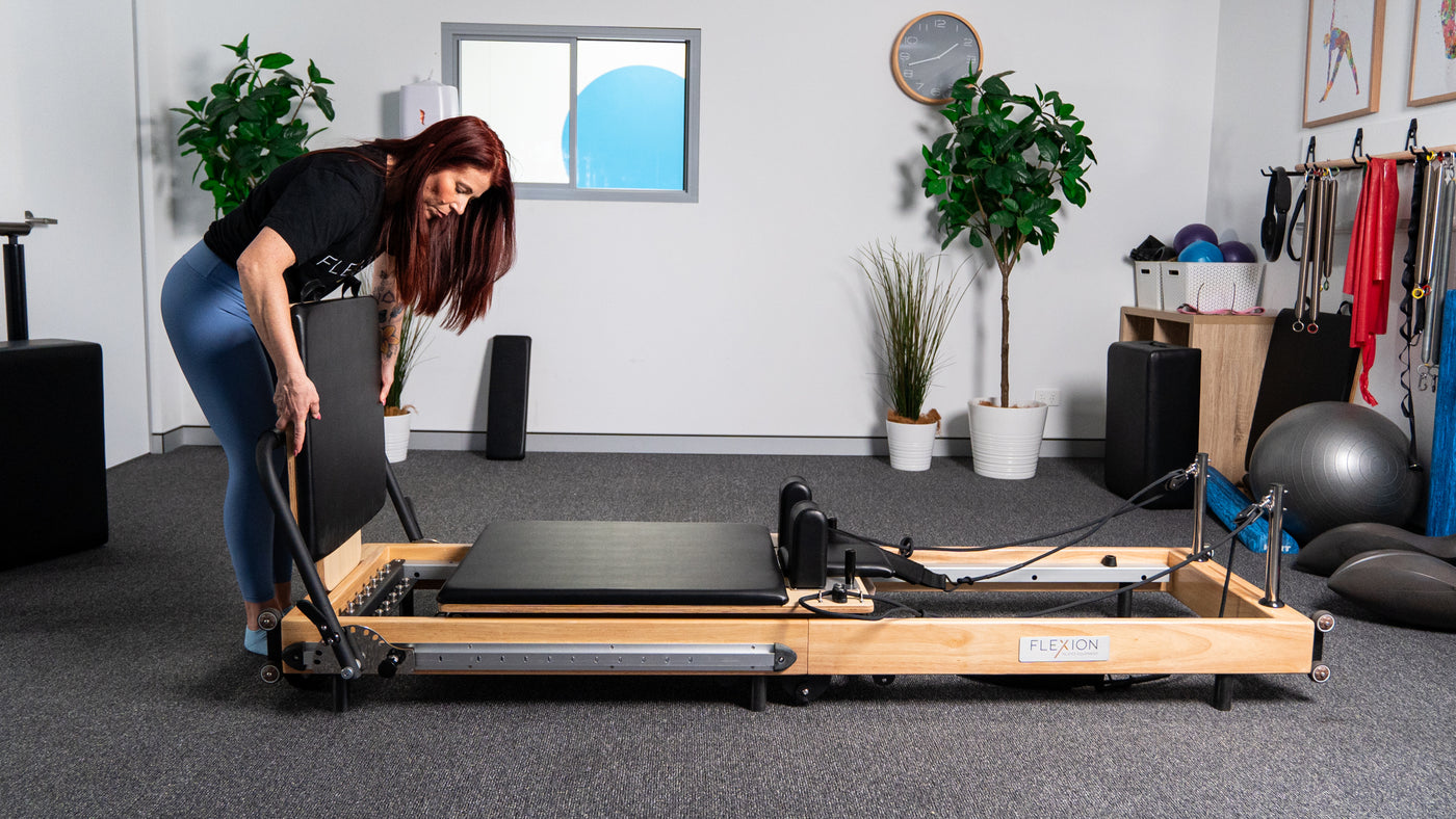 F2 Fold Up Full Track Pilates Reformer