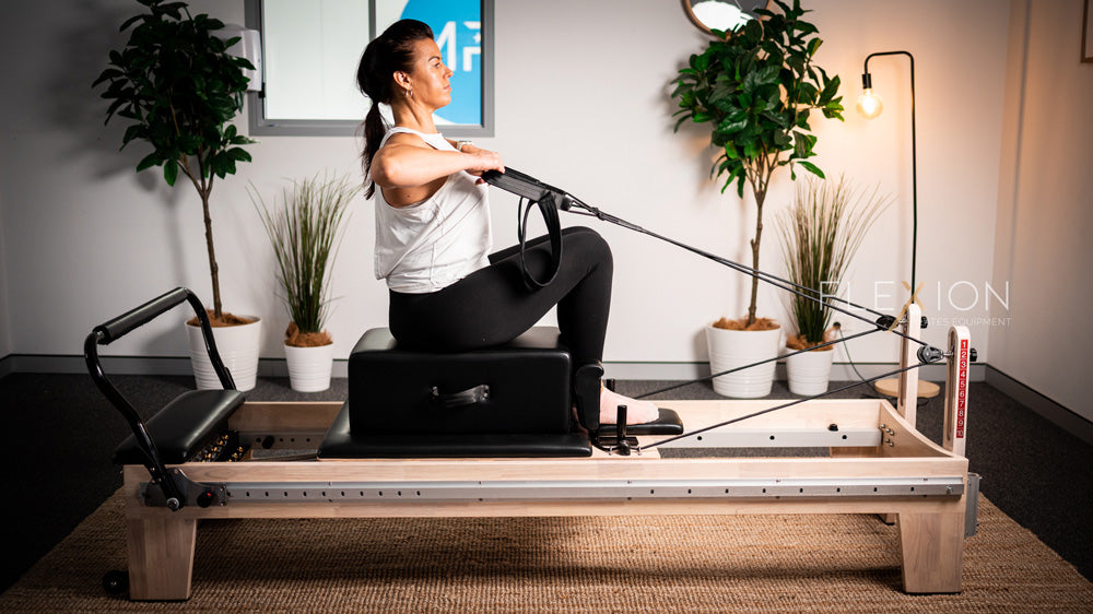 S1 Oakwood Full Track Pilates Reformer – Sumo Strength